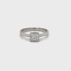 Princess Cut Diamond Solitaire
