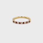 Fine Ruby & Diamond Eternity Ring