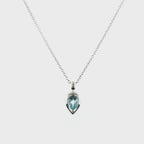 Blue Topaz Pear-Shaped Pendant