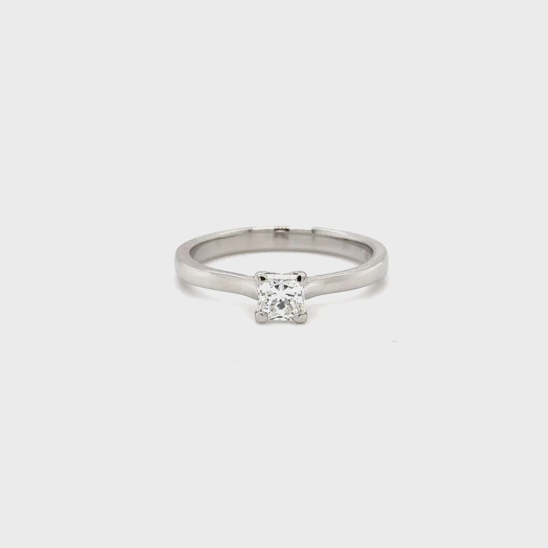 Princess-Cut Diamond Engagement Ring