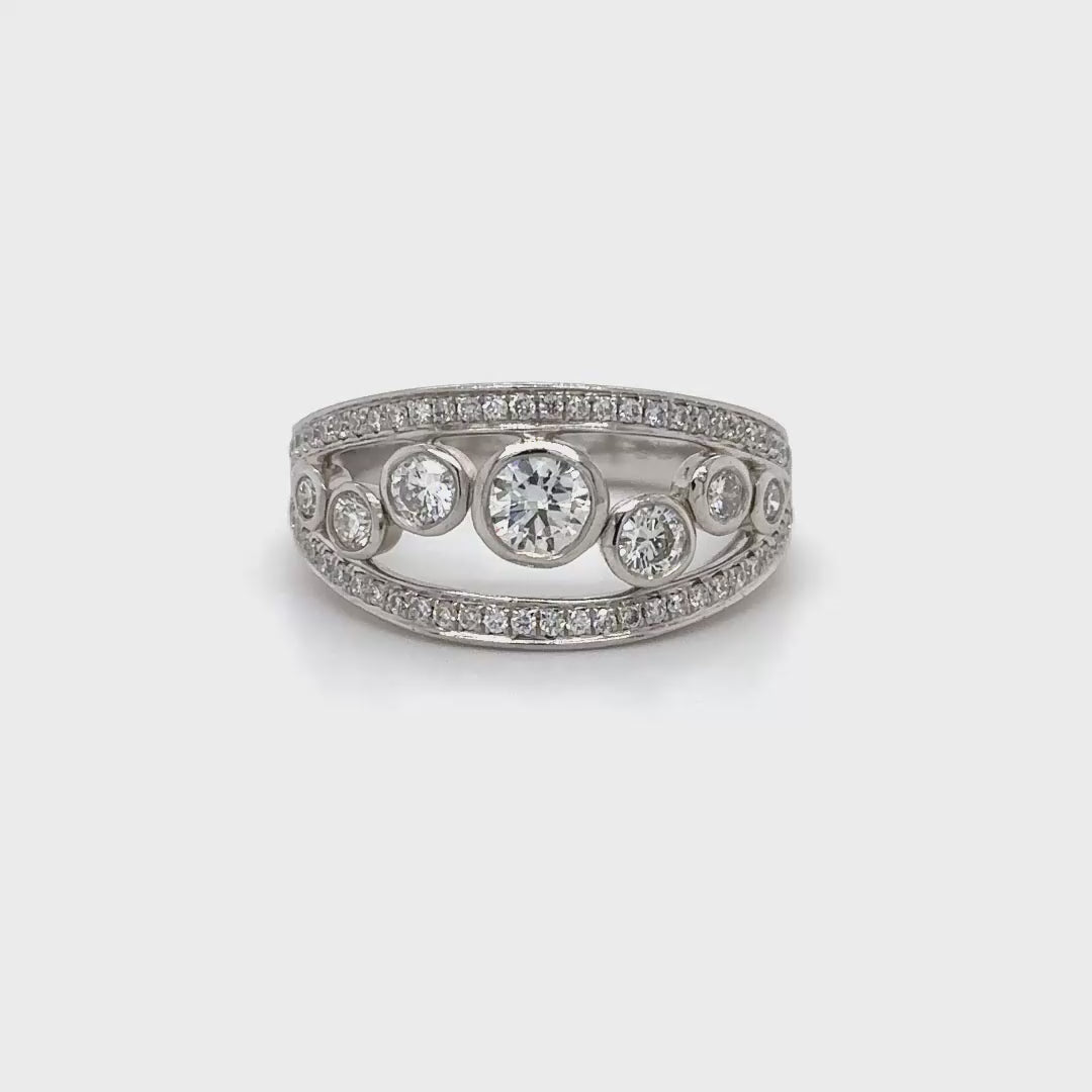 Diamond Bubble Ring