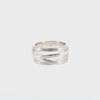 Sterling Silver Crossover Ring