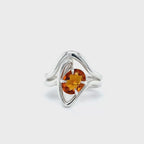 Flourish Sterling Silver & Citrine Ring