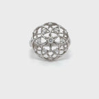 Interlaced Diamond Cocktail Ring