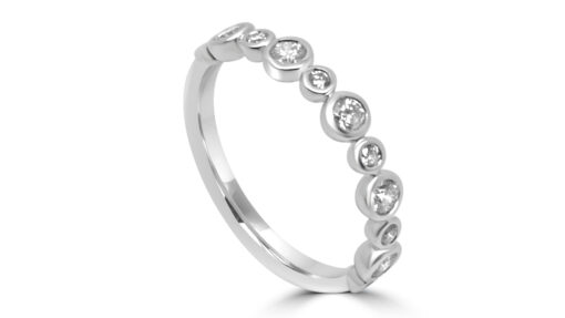 Diamond Rubover Eternity Ring