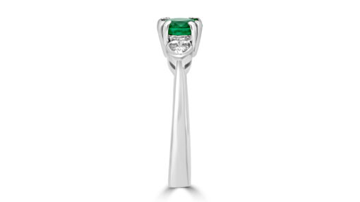 Fine Emerald Engagement Ring