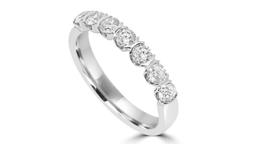 Diamond Eternity Ring Bezel Set