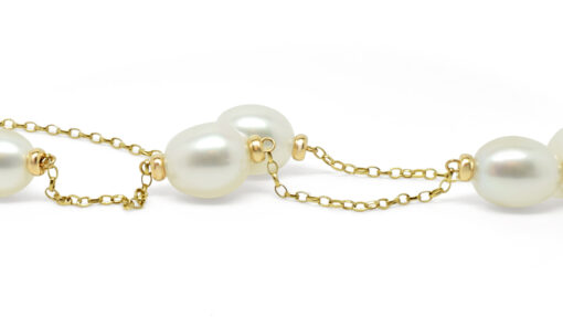 Gold Pearl 'Berry' Necklace