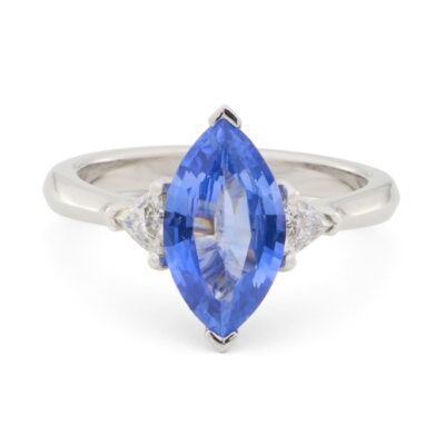2.25ct Marquise Sapphire Ring