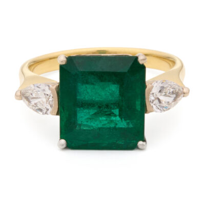 5.12ct Emerald & Diamond Ring