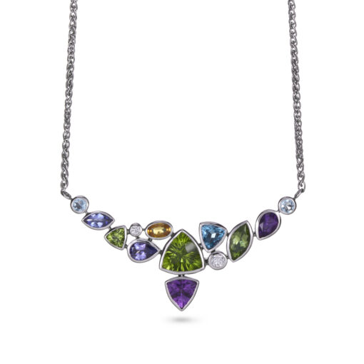 Colourful Multi-Stone Necklace