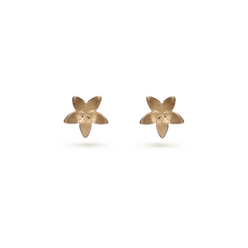 9ct Gold Flower Earrings