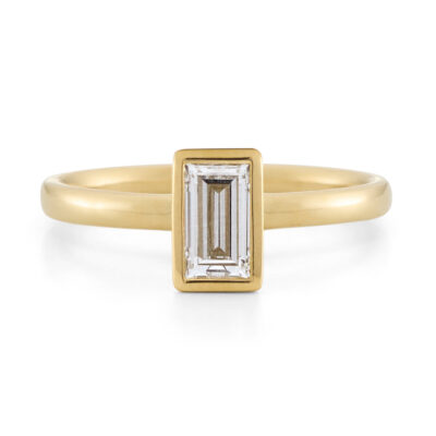 0.50ct Baguette-Cut Diamond Ring