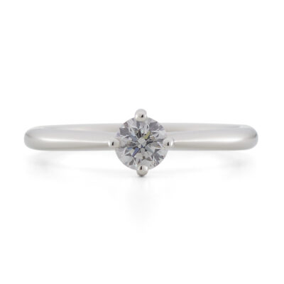 Four Claw Diamond Solitaire Ring