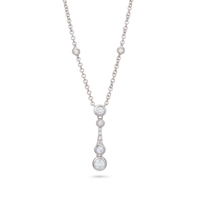 Brilliant-Cut Diamond Drop Pendant
