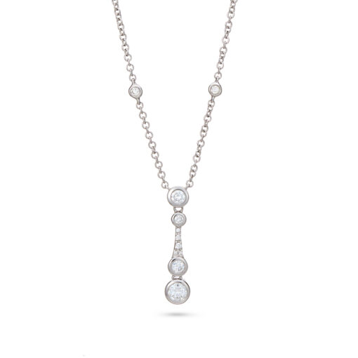 Brilliant-Cut Diamond Drop Pendant